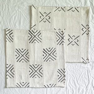 (Set of 2) Mudcloth Pillowcases